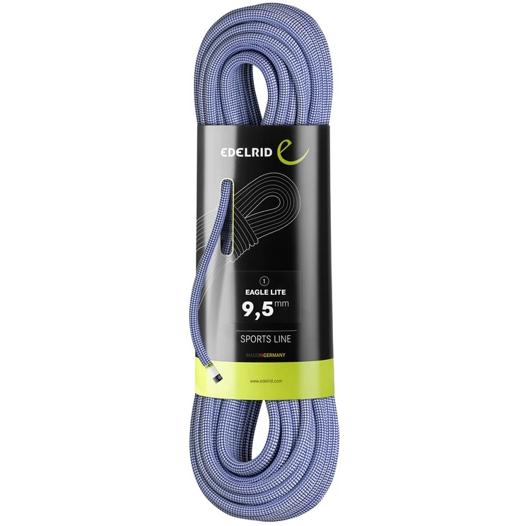Edelrid Eagle Lite 9,5mm Touw - 80m - Polar 3 Edelrid Eagle Lite 9,5mm Touw - 80m - Polar