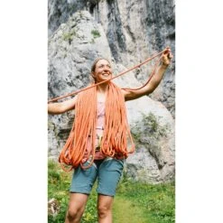 Edelrid Heron Eco Dry 9,8mm Touw - 60m - Fire -Edelrid edelrid heron rope 71335 9 1183917